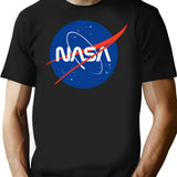 Nasa Logo T-Shirt for Men & Women, T-Shirts Graphic Tee - Black