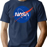 Nasa Logo T-Shirt for Men & Women, T-Shirts Graphic Tee - Navy
