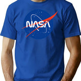 Nasa Logo T-Shirt for Men & Women, T-Shirts Graphic Tee - Blue