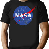 Nasa T-Shirt for Men & Women, T-Shirts Graphic Tee - Black