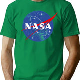 Nasa T-Shirt for Men & Women, T-Shirts Graphic Tee - Green