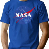 Nasa T-Shirt for Men & Women, T-Shirts Graphic Tee - Blue
