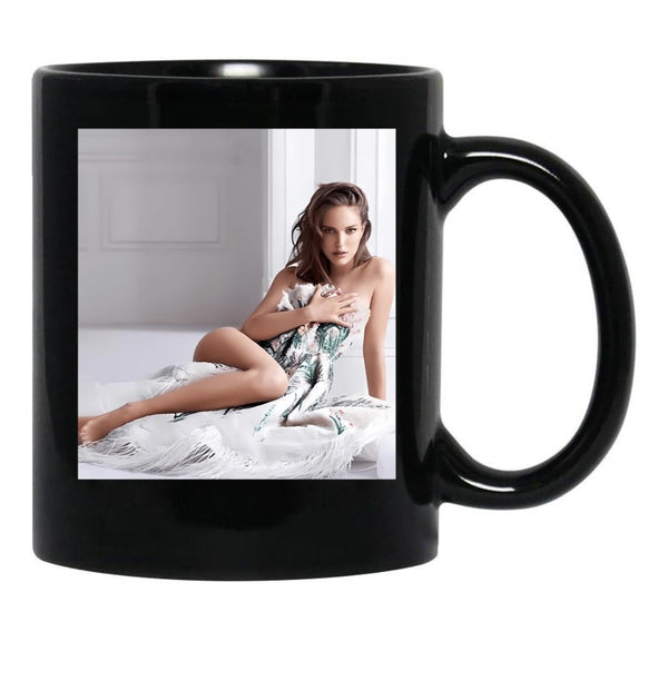 Natalie Portman Sexy Black Coffee Mug, Gift Coffee Mug - Black