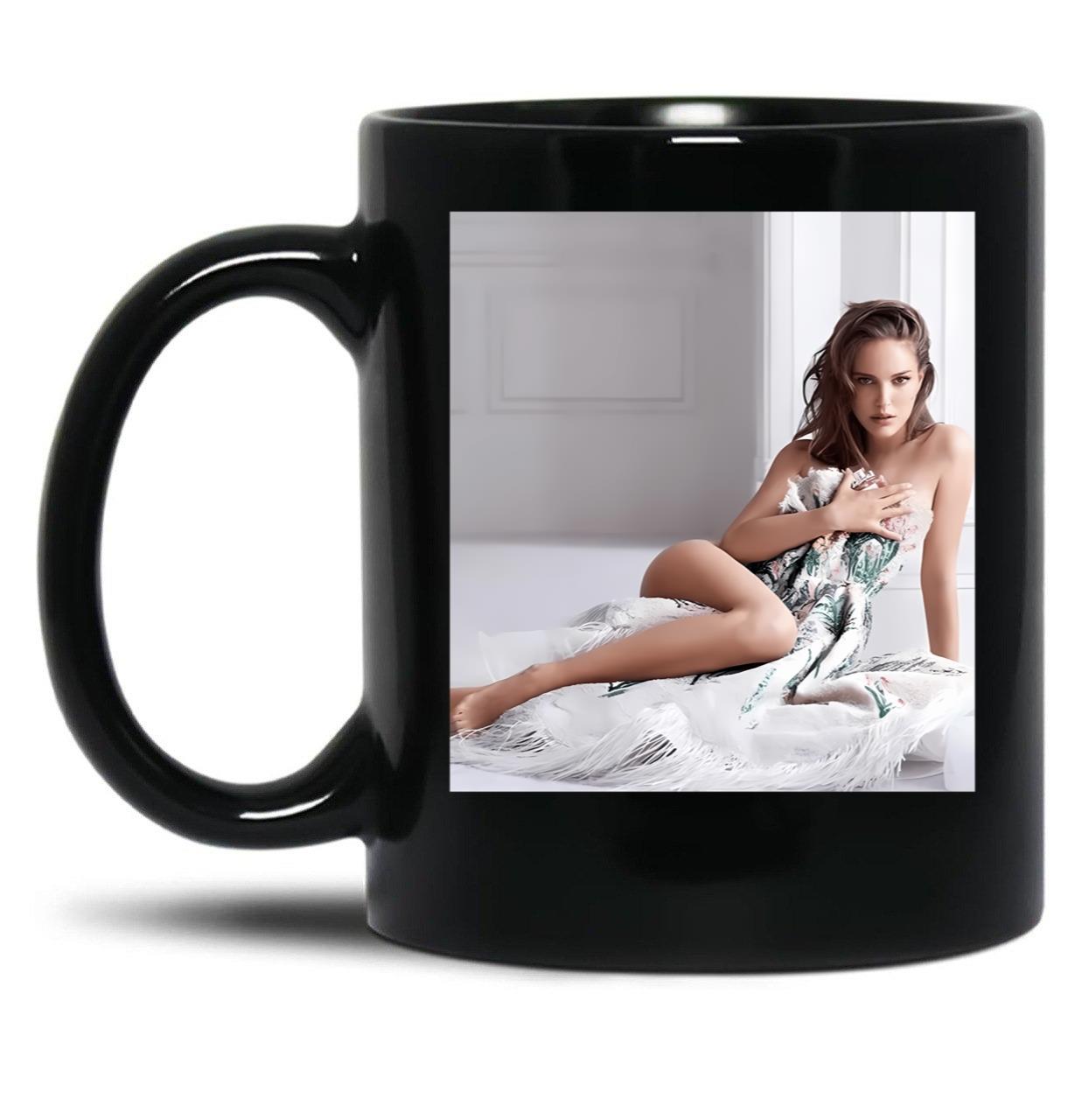 Natalie Portman Sexy Black Coffee Mug, Gift Coffee Mug