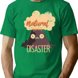 Natural Disaster T-Shirt for Men & Women, T-Shirts Graphic Tee - Green
