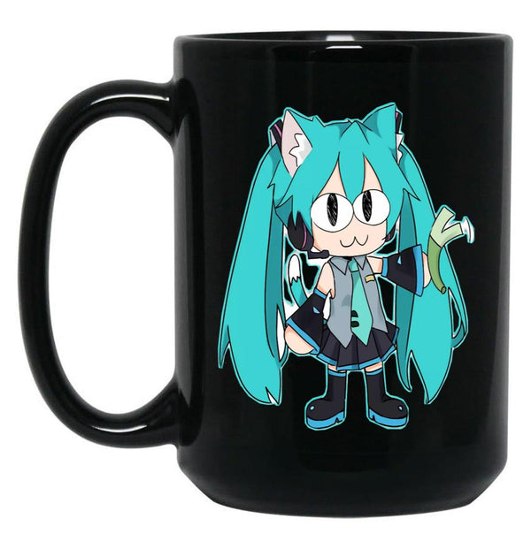 Neco Arc Black Coffee Mug, Gift Coffee Mug - Black