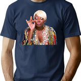 Nene Leakes Bye Premium Heavyweight Cotton T-Shirt - Navy