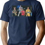 Nerdz T-Shirt for Men & Women, T-Shirts Graphic Tee - Navy