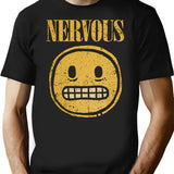 Nervous T-Shirt for Men & Women, T-Shirts Graphic Tee - Black