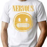 Nervous T-Shirt for Men & Women, T-Shirts Graphic Tee - White