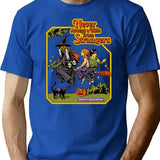 Never Accept A Ride T-Shirt for Men & Women, T-Shirts Graphic Tee - Blue
