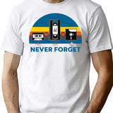Never Forget (2) T-Shirt for Men & Women, T-Shirts Graphic Tee - White