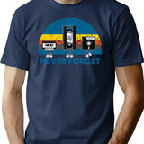 Never Forget (3) T-Shirt for Men & Women, T-Shirts Graphic Tee - Navy