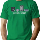 Never Forget T-Shirt for Men & Women, T-Shirts Graphic Tee - Green