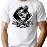 Never Say Die - One Eyed Willie T-Shirt for Men & Women, T-Shirts Graphic Tee - White