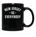 New Jersey VS Everybodys Black Coffee Mug, Gift Coffee Mug - Black