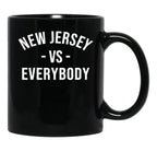 New Jersey VS Everybodys Black Coffee Mug, Gift Coffee Mug - Black