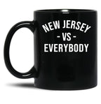 New Jersey VS Everybodys Black Coffee Mug, Gift Coffee Mug