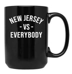 New Jersey VS Everybodys Black Coffee Mug, Gift Coffee Mug