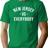 New Jersey VS Everybodys Premium Heavyweight Cotton T-Shirt - Green