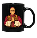 New Pope Art Black Coffee Mug - Black