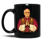 New Pope Art Black Coffee Mug