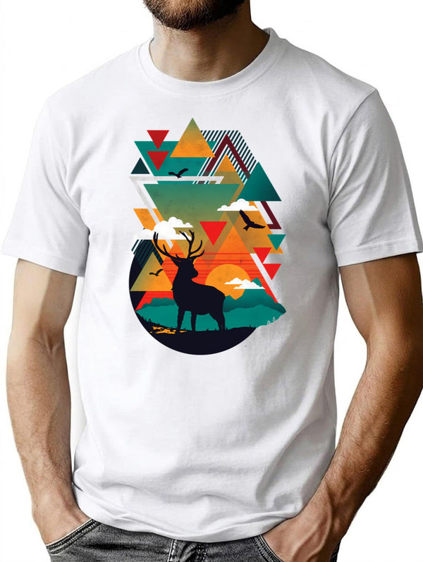 New Ridges T-Shirt for Men & Women, T-Shirts Graphic Tee - White