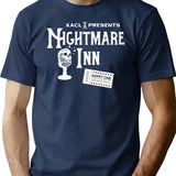 Nightmare Inn Vintage Version T-Shirt for Men & Women, T-Shirts Graphic Tee - Navy