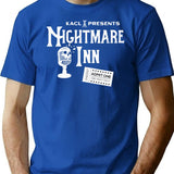 Nightmare Inn Vintage Version T-Shirt for Men & Women, T-Shirts Graphic Tee - Blue
