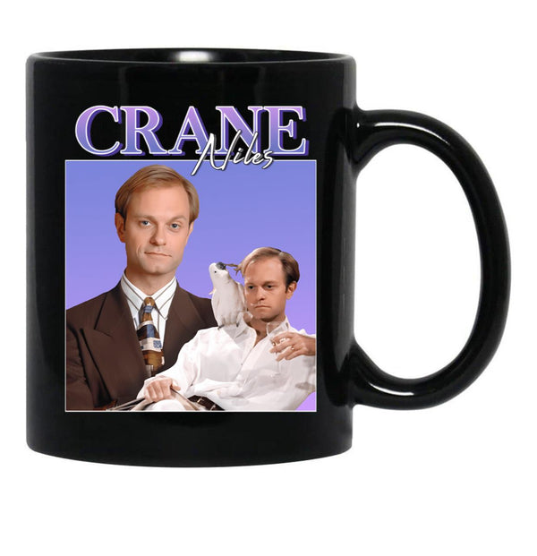 Niles Crane Black Coffee Mug, Gift Coffee Mug - Black