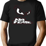 No Fear T-Shirt for Men & Women, T-Shirts Graphic Tee - Black