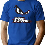 No Fear T-Shirt for Men & Women, T-Shirts Graphic Tee - Blue