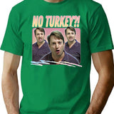 No Turkey Retro Peep Show Fan Art Premium Heavyweight Cotton T-Shirt - Green