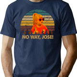 No Way Jose Art Character T-Shirt for Men & Women, T-Shirts Graphic Tee - Navy