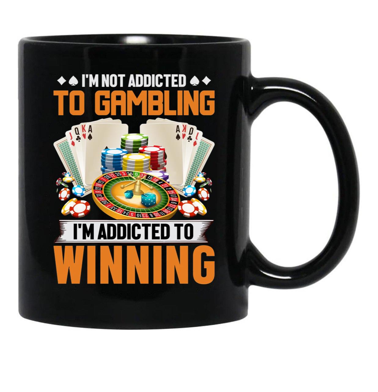 Nonebi Gambling - Black Coffee Mug, Gift Coffee Mug - Black