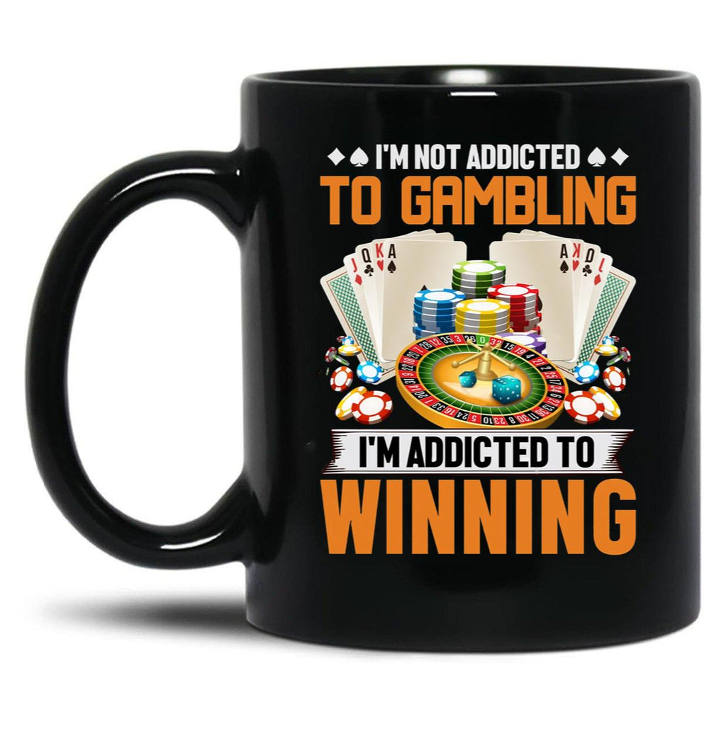 Nonebi Gambling - Black Coffee Mug, Gift Coffee Mug