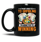 Nonebi Gambling - Black Coffee Mug, Gift Coffee Mug