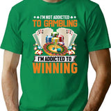 Nonebi Gambling Shirt - Premium Heavyweight Cotton T-Shirt - Green