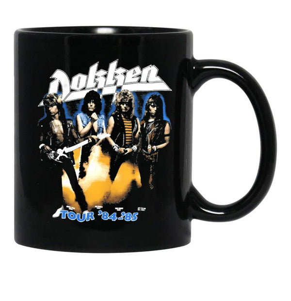 Nonudu Dokken 1984-85 for Men and Women Black Coffee Mug, Gift Coffee Mug - Black