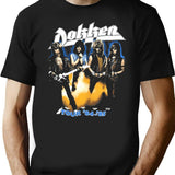 Nonudu Dokken 1984-85 for Men and Women Premium Heavyweight Cotton T-Shirt - Black
