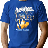 Nonudu Dokken 1984-85 for Men and Women Premium Heavyweight Cotton T-Shirt - Blue