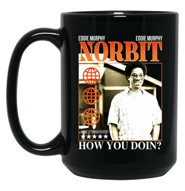 Norbit Coffee Mug Black Coffee Mug, Gift Coffee Mug - Black