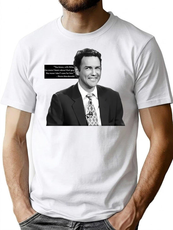 Norm Macdonald Is A Comic T-Shirt for Men & Women, T-Shirts Graphic Tee - White