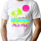 North Philly T-Shirt for Men & Women, T-Shirts Graphic Tee - White