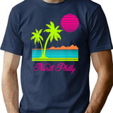 North Philly T-Shirt for Men & Women, T-Shirts Graphic Tee - Navy