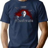 Nosferatu Classic Premium Heavyweight Cotton T-Shirt - Navy