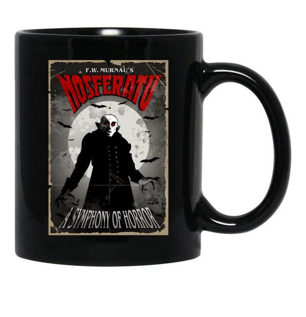 Nosferatu Black Coffee Mug, Gift Coffee Mug - Black