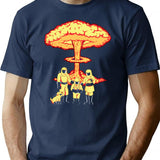 Nuclear Family T-Shirt for Men & Women, T-Shirts Graphic Tee - Navy