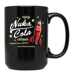 Nuka Cola Ad Dks Black Coffee Mug, Gift Coffee Mug