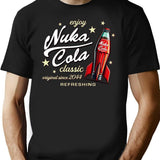 Nuka Cola Ad Dks Premium Heavyweight Cotton T-Shirt - Black